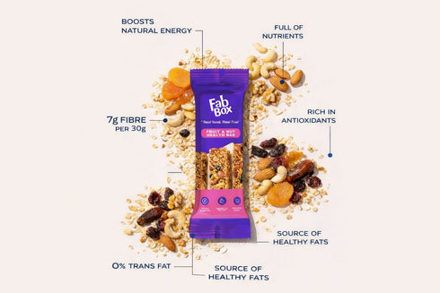 Fabbox Fruit & Nut Bar 750G 30G 25 Packs