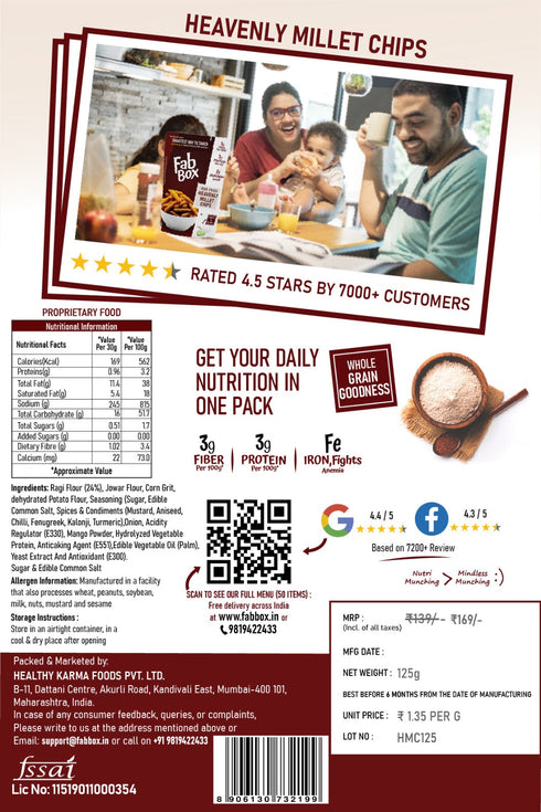 Fabbox Heavenly Millet Chips