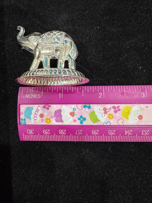 Pure Silver Elephant Idol 10g 1 Pcs- By Mahita Collections