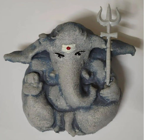 Divine Ganesh Idol with Powerful Shiva Shadow