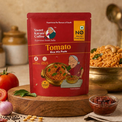 Sweet Karam Coffee Tomato Rice Mix Paste (Ready to Use)