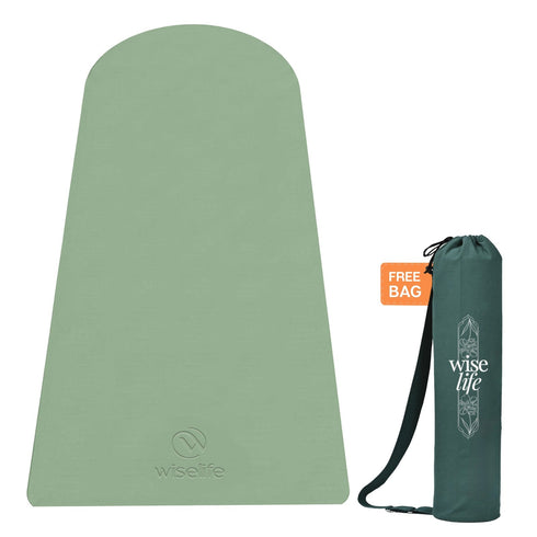 Wiselife Classic PU and Natural Rubber Yoga Mat 6mm