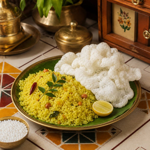 Sweet Karam Coffee Javvarisi Vadam Sabudana Papad Crisp