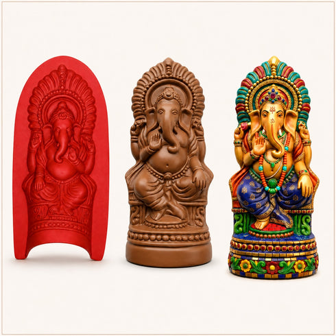 Ganesh Making Mold B54