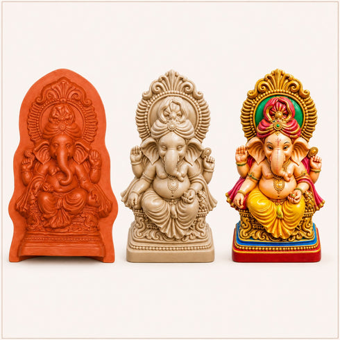 Ganesh Making Mold B55