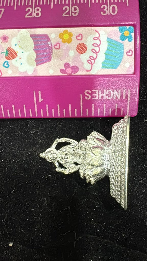 Pure Silver Lakshmi Devi Idol 5g 1 pcs