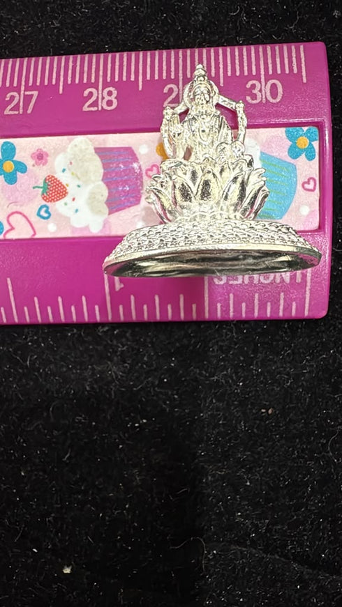 Pure Silver Lakshmi Devi Idol 5g 1 pcs