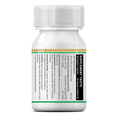 Inlife Wheat Germ Oil Supplement 500 Mg