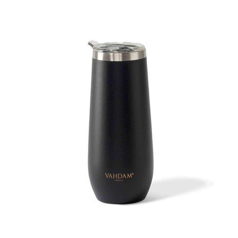Vahdam Tea Caper Tumbler Insulated Black