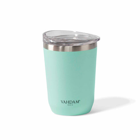 Vahdam Tea Ardour Tumbler Insulated Mint Green