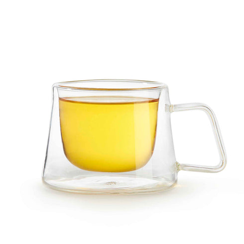Vahdam Tea Shimmer Borosilicate Glass Double Walled Teacups