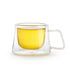 Vahdam Tea Shimmer Borosilicate Glass Double Walled Teacups