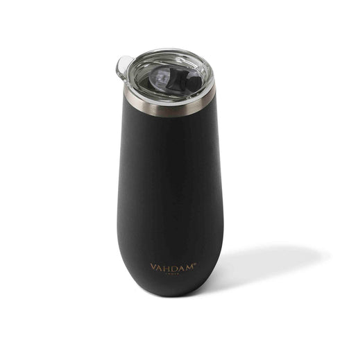 Vahdam Tea Caper Tumbler Insulated Black
