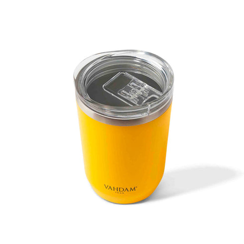 Vahdam Tea Ardour Tumbler Insulated Yellow