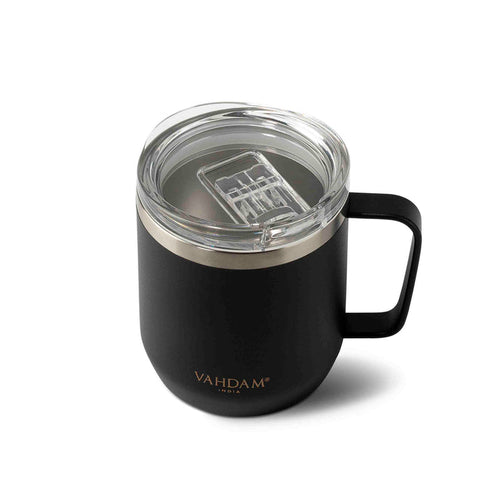 Vahdam Tea Drift Mug Insulated Black
