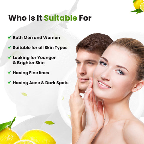 Olava Naturals Vitamin C Serum - 20% Vitamin C Face Serum - Skin Brightening Vit C Serum for Men & Women - Non Irritating - 30ml