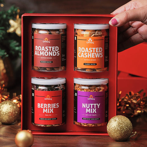 Omay Foods Wholesome Treats New Years Gift Box