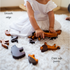Ariro Toys Wooden Wild Animals Set of 12