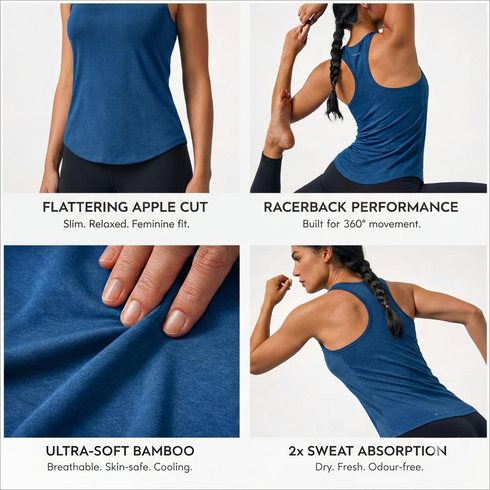 Heelium Bamboo Tank Top for Women