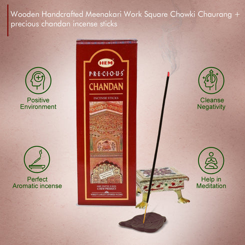 Hem Chowki Chaurang + precious chandan incense sticks