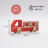 Ariro Toys Wooden Fire Engine