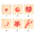 Ariro Toys Wooden Pictorial Books- Primary colours