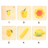 Ariro Toys Wooden Pictorial Books- Primary colours