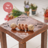 Ariro Toys Wooden Rattle - Dumbbell with Rings