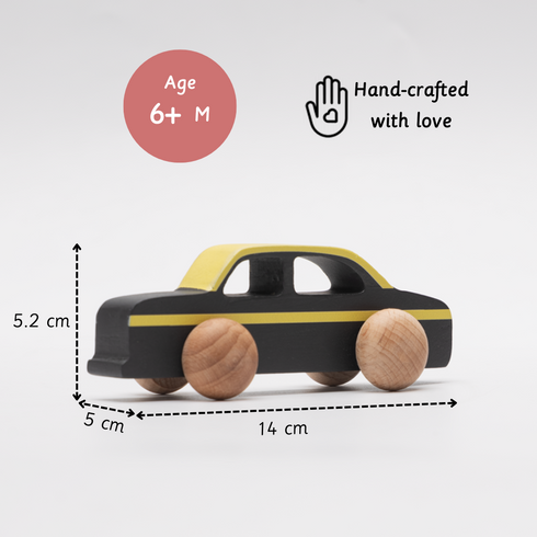 Ariro Toys Wooden Taxi