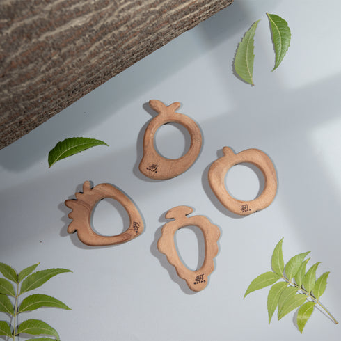 Ariro Toys Wooden Teethers - Fruits