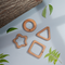 Ariro Toys Wooden Teether - Shapes