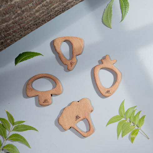 Ariro Toys Wooden Teethers - Vegetables