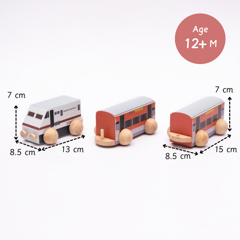 Ariro Toys Wooden Train 800g