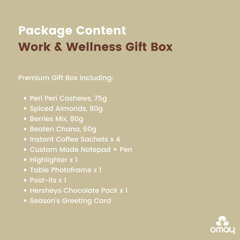 Omay Foods Work & Wellness Gift Box