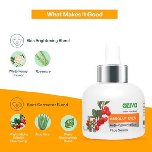 OZiva Absolut Even Anti Pigmentation Face Serum