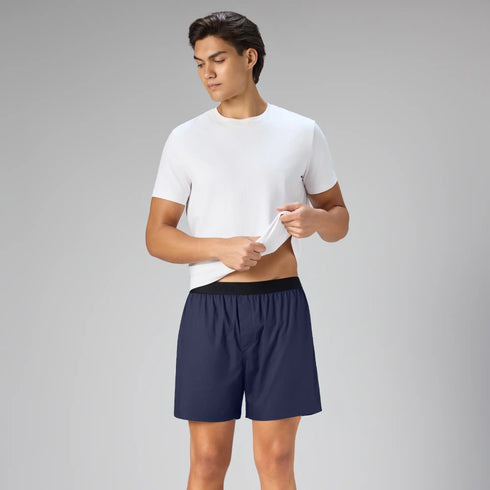 XYXX Solid Inner Boxers - Navy Blue