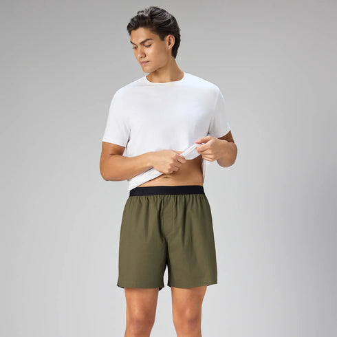 XYXX Solid Inner Boxers - Olive Green