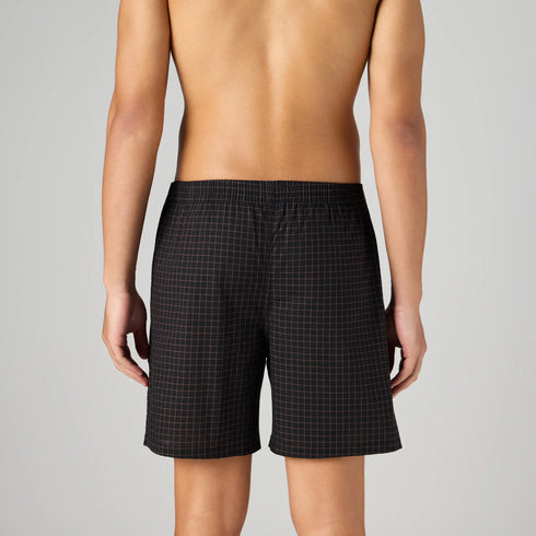 XYXX Printed Outer Boxers - Mocha Black