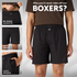 XYXX Printed Outer Boxers - Mocha Black