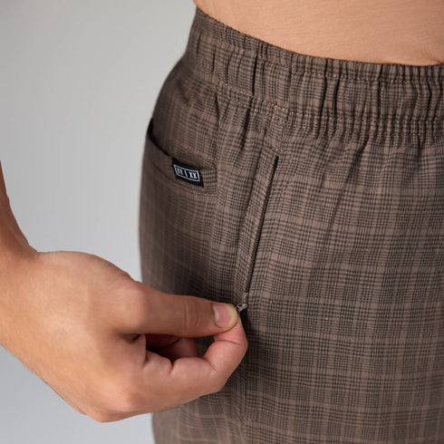 XYXX Cotton Printed Pyjamas - Walnut Brown