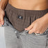 XYXX Printed Outer Boxers - Walnut Brown