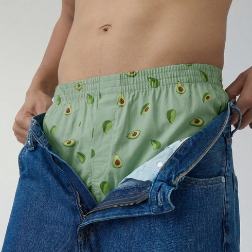 XYXX Printed Inner Boxers - Avocado Green