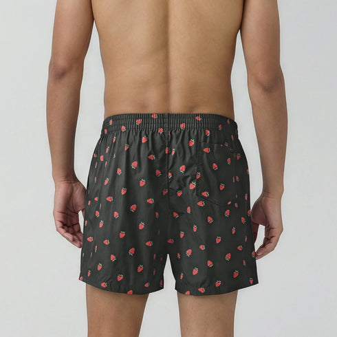 XYXX Printed Inner Boxers - Strawberry Grey