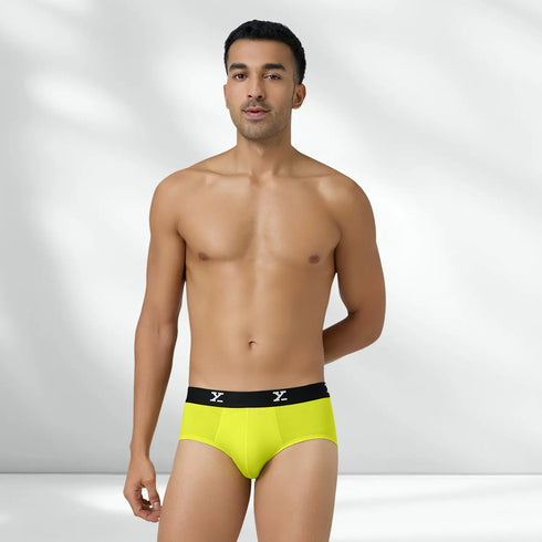 XYXX Ace Modal Briefs Lime Punch