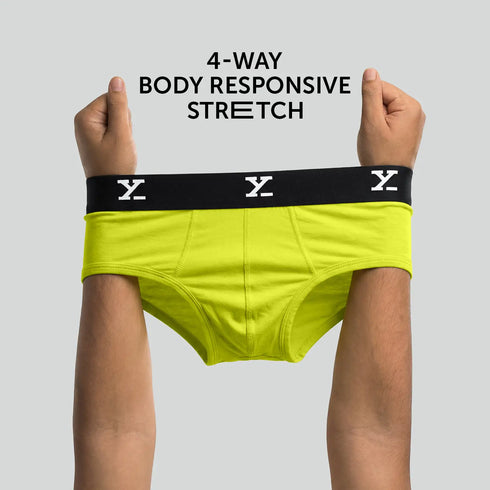 XYXX Ace Modal Briefs Lime Punch