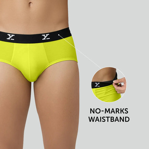 XYXX Ace Modal Briefs Lime Punch
