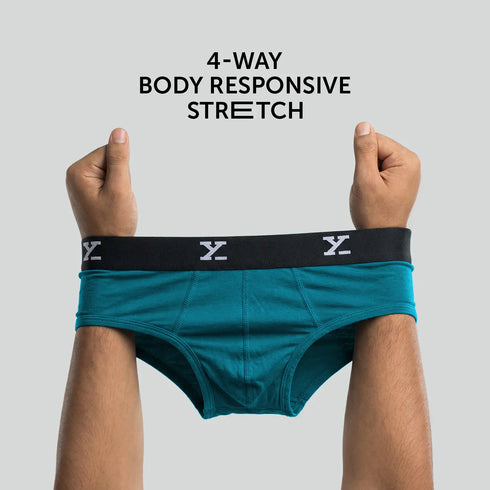 XYXX Ace Modal Briefs Aqua Blue