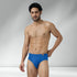 XYXX Traq Silver Cotton Briefs Horizon Blue