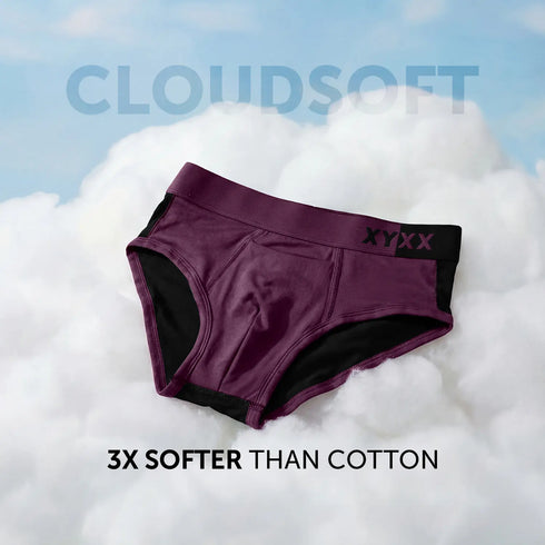XYXX Dualist Modal Briefs Purple Plum