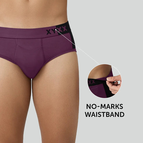 XYXX Dualist Modal Briefs Purple Plum